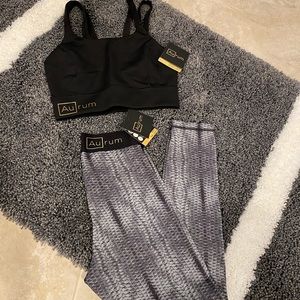 Aurum sports bra and legging set